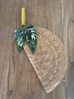 Poppy + Sage Lined Textured Clutch